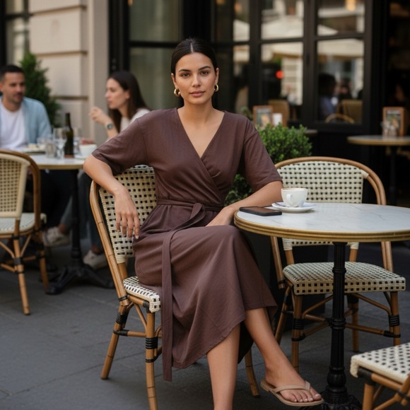 Zara Dresses & Skirts - Zara Brown Dress